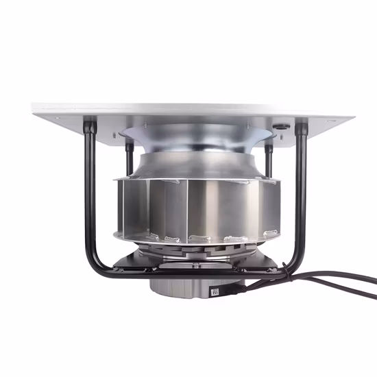 Ventola centrifuga per purificazione dell'aria con regolazione della velocità da 450 mm EC