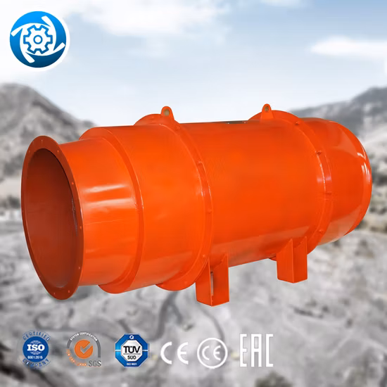 Sdf12.5# 2X75kw Ventilatore per tunnel / Ventilatore per tubi ad alta pressione / Alimentazione spot